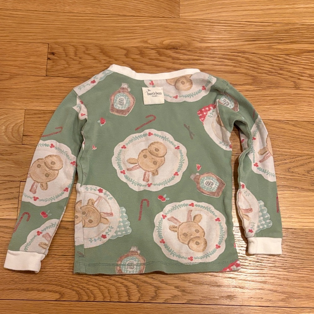 Burt's Bees Reindeer Pancake Pajama Set - Picture 7 of 8